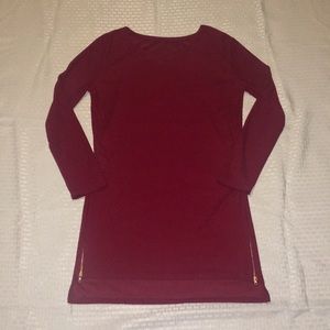 Red dress size M new without tags never worn